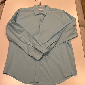 Calvin Klein Blue/White Checkered Shirt